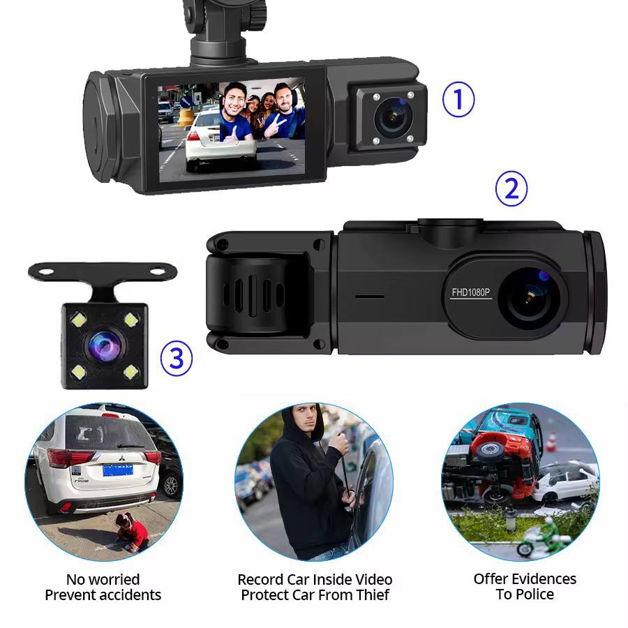 3-in-1 Dash Camera